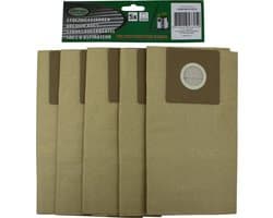 Hofftech Stofzuigerzakken - 5 delig - 12 liter - t.b.v. Nat - En Droogzuiger 1200 Watt