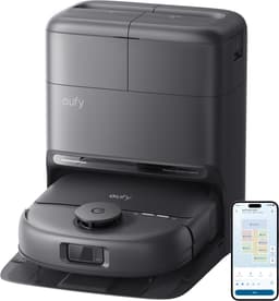 eufy Nieuw 2026 Robotstofzuiger met Dweil C28 Omni - HydroJet-zelfreinigende Dweilrol - Upgrade van X10 Pro - 15.000Pa Zuigkracht - Alles-in-1 Station - Automatisch Dweilen en Drogen - AI-obstakeldetectie — thumbnail 1