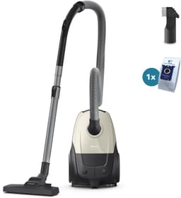 Philips 1000-Serie Stofzuiger met Zak - 750 W - Compact & Lichtgewicht - HEPA-filtersysteem - 9 meter bereik - Inclusief S-Bag - (XD1101/10) — thumbnail 1