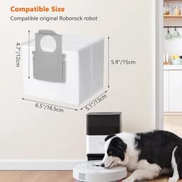 Stofzuigerzakken Set - Vervangende Zakken - Huis Schoonmaken - Grote Capaciteit - 3 Liter - Wit — thumbnail 5