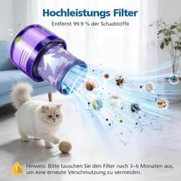 Filter voor Dyson V11 - 3 stuks vervangingsfilters geschikt voor Dyson V11 Animal/Absolute/Torque Drive/Fluffy/Extra/Complete Pro/V15 Detect/ SV14 SV17 SV22 accustofzuiger, vervanging — thumbnail 4