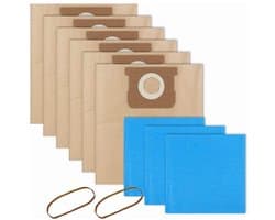 Geschikt voor Stanley stofzuigers met een inhoud van 5-6 gallon (ca. 19-23 liter). Inclusief papieren zak + blauwe stoffen zak + elastische banden. Ook een stofzak inbegrepen.