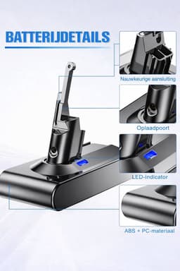 vervangende Accu / Batterij voor Dyson V8 met filterset Accu / Batterij — thumbnail 5