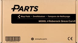 Roborock Qrevo CurvX Dweilpads (4 Stuks, Plus.Parts® alternatief voor 8.02.0453) — thumbnail 5