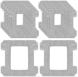 Reinigingspads voor Ecovacs Winbot W2 Omni-W2-W1 Pro-W1: set van 12 wasbare microvezel-wisdoeken — thumbnail 1