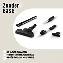 MIRA® Steelstofzuiger met snoer - Steelstofzuiger - Stofzuiger - Zwart/Paars - 112cm x 25cm x 58cm — thumbnail 3