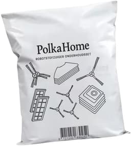 PolkaHome® Accessoires Vervangende geschikt voor Roborock Q Revo S, Qrevo Pro, Qrevo Plus Robotstofzuiger. 1 Hoofdborstel, 4 zijborstels, 4 HEPA-Filters, 4 Reinigingsdoeken, 4 Stofzakken — thumbnail 3