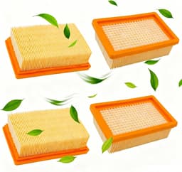 4 Stuks Voor KäRcher Stofzuigerfilterset - Filter Voor Stofzuiger -Vlakfilter Compatibel KäRcher Wd4/Wd5/Wd6/Mv4/Mv5/Mv6 Vlakfilter — thumbnail 1