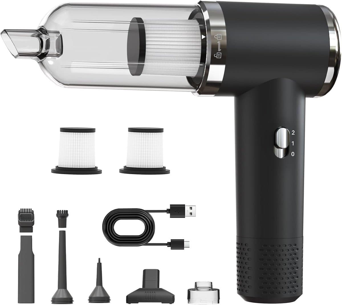 Kruimeldief Draadloos - Auto Stofzuiger - Handstofzuiger - - Compact — afbeelding 1