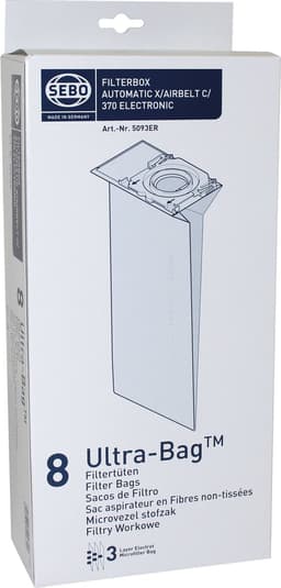 Sebo Originele Stofzakken C/X/370/470 — thumbnail 1