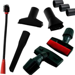 Maxorado stofborstel Set 6-delig - stofzuiger mondstuken UNIVERSEEL voor 32/35mm - geschikt voor Bosch, Siemens, Philips, Panasonic, Miele, Numatic, Electrolux, Nilfisk, AEG, BSH, Samsung, Kärcher, Privileg, FAM en meer - Zuigmond — thumbnail 1
