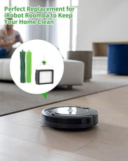 Onderhoudspakket Reserveonderdelen geschikt voor iRobot Roomba i/e/j serie, i7 i7+ i3 i3+ i4 i4+ i6 i6+ j7 j7+E5 E6 E7, vervangende accessoires borstel voor roomba, 1 hoofdborstels, 4 filters, 6 zijborstels — thumbnail 5