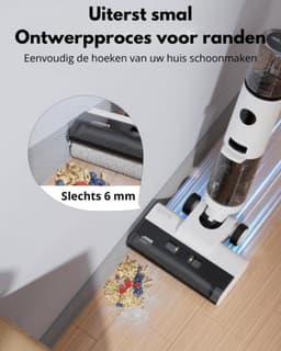 JONR ED® Vloerreiniger - Dweilapparaat - Elektrische Dweil - Elektrische Vloerreiniger - Elektrische Mop - Dweilmachine - Dweilmachine Elektrisch - Vloer Reiniger — thumbnail 4
