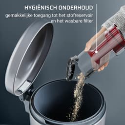 Rowenta X-Pert 7.60 RH6A73 - Steelstofzuiger - Draadloos - Rood - Ultralicht - Inclusief Turbo Borstel - LED verlichting zuigmond zuigmond - 140 W - 45 min. gebruikstijd — thumbnail 3