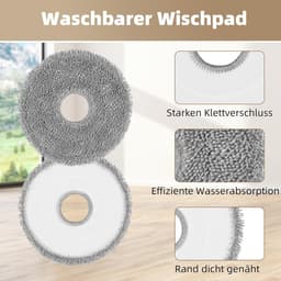 Allecto Plus - Accessoireset voor stofzuiger: 1 hoofdborstel, 6 stofzakken, 4 dweilpads, 4 actieve koolstoffilters. — thumbnail 5