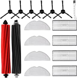 17-delige accessoireset geschikt voor Roborock S8 / S8+ robotstofzuigers, inclusief 2 hoofdborstels, 4 reinigingsdoeken, 4 filters, 6 zijborstels, 1 reinigingsborstel — thumbnail 1
