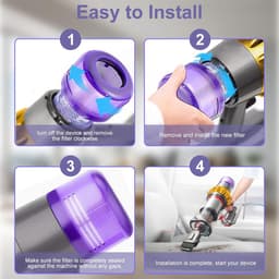2 filters voor de Dyson V11 Absolute Torque Drive Animal, V15 Detect, SV14, SV22 stofzuiger, wasbaar. Vervangende filteraccessoires voor de Dyson accustofzuiger — thumbnail 3