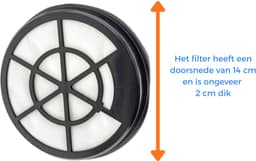 Kleanburg® - Geschikt voor Bosch Serie 2 (zonder zak) 3 delige Filter Set - Vervanger voor 17001740 en 12025213 — thumbnail 2