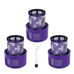 17 Parts – 3-Pack HEPA Motorfilters 970013-02 – Geschikt voor Dyson V11 & V15 Steelstofzuigers – Compatibel met SV14, SV17, SV22 – Wasbare Vervangende Filters – Voor Absolute, Pro, Total Clean, Torque Drive, Animal & Parquet — thumbnail 1