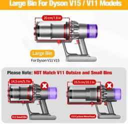Geschikt voor Dyson stofzuiger V11 stofbak SV14 SV15 SV22 stofemmer accessoires prullenbak — thumbnail 1