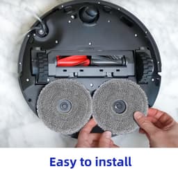 10R schoonmaakdoekjes geschikt voor Roborock QV 35A/QV35S, Qrevo S, Qrevo Pro, Saros 10R/Z70, Qrevo Edge/Curv/Master/Slim, Qrevo S5V robotstofzuiger, verbeterde microvezel, wasbaar en herbruikbaar — thumbnail 4