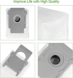 Stofzuiger zakken - geschikt voor iRobot Roomba i3 / i4 / i6 / i7 / i8 / E5 / E6 / S9+ / J7+ - Robotstofzuiger - Perfecte Pasvorm en Hoge Kwaliteit - 6 stuks — thumbnail 4