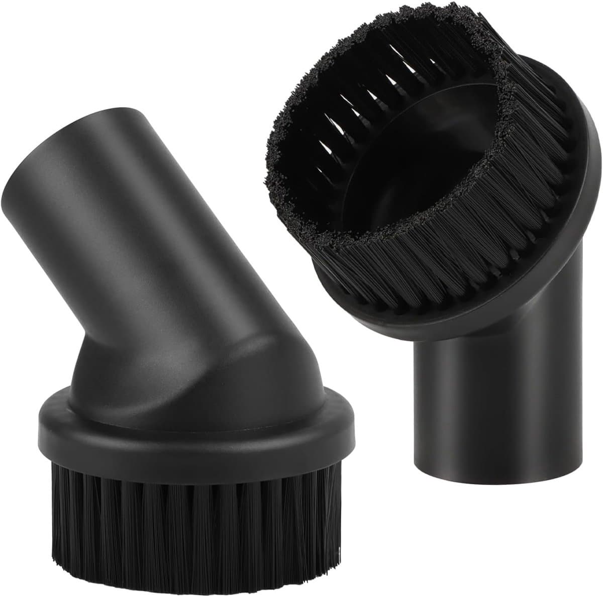 TOVBMUP 2 Stuks Stofzuigerborstels - Universele Stofzuiger Bürste - Geschikt voor Alle Merken met 35mm Buis - Stevige Borstels voor Snelle Reiniging - Diameter 67mm x Hoogte 25mm - Kunststof - Complete Set voor Meubels en Vloeren — afbeelding 1