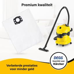 DEGG® – Stofzuigerzakken 5 stuks – Geschikt voor Kärcher WD4, WD5, WD6, MV4, MV5 & MV6 – Sterk, Duurzaam & Perfecte Pasvorm — thumbnail 5