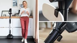 Bosch BSS715FRSH steelstofzuiger & elektrische bezem 2-in-1-steelstofzuiger Batterij/Accu Droog Zakloos 0,3 l Zwart, Zilver 5 Ah — thumbnail 2