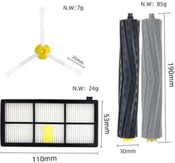 Vervangende Accessoirekit Geschikt voor iRobot Roomba Serie 980 960 900 890 880 870 860 800, Filters en Borstels — thumbnail 2