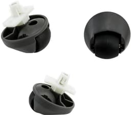 2 x stofzuigers Onderdelen - Universeel Wiel - Geschikt voor Roborock S7/S8-serie, T7S/G10/G20-serie （4.6 x 4.8CM） — thumbnail 5