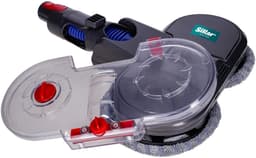 Sillar, set borstel voor stofzuiger, dweilopzetstuk, dweilkop, draaibaar 4-in-1 + 2x dweilopzetstukken, microvezel, vervangingsonderdeel, geschikt voor DYSON V7, V8, V10, V11, V15 — thumbnail 3