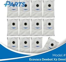 Ecovacs Deebot X2 Omni Stofzakken (12 Stuks, Plus.Parts® alternatief voor DDB030025) — thumbnail 1