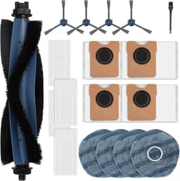 19-delige accessoireset voor de Eufy Omni C20 robotstofzuiger, inclusief 1 hoofdborstel, 4 stofzakken, 4 dweilpads, 4 HEPA-filters, 4 zijborstels en 1 reinigingsborstel — thumbnail 1