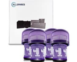 AllSpares HEPA-filter (4 St.) 971517-01 voor Stofzuigers geschikt voor Dyson V12 Slim / Detect Slim