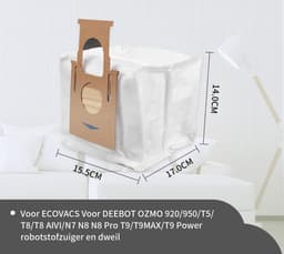 Replacements® Onderdelen geschikt voor Ecovacs Deebot Ozmo T5 - T8 - T9 - N8 - 13-delig — thumbnail 2