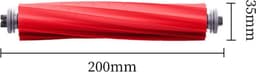 Roller borstel Geschikt voor Roborock Robot Stofzuiger - Geschikt Voor S7, S7+, S7 MaxV S7/T7S/T7S Plus - Xiaomi Robotstofzuiger - Vervangende Rubberen Borstel - Main Brush — thumbnail 4
