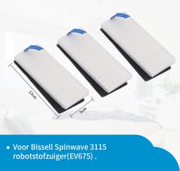 Replacements® Onderdelen geschikt voor Bissell Spinwave -EV675 - 2601N - Cleanview 2908 - Robot 2931N - 12-delig — thumbnail 5