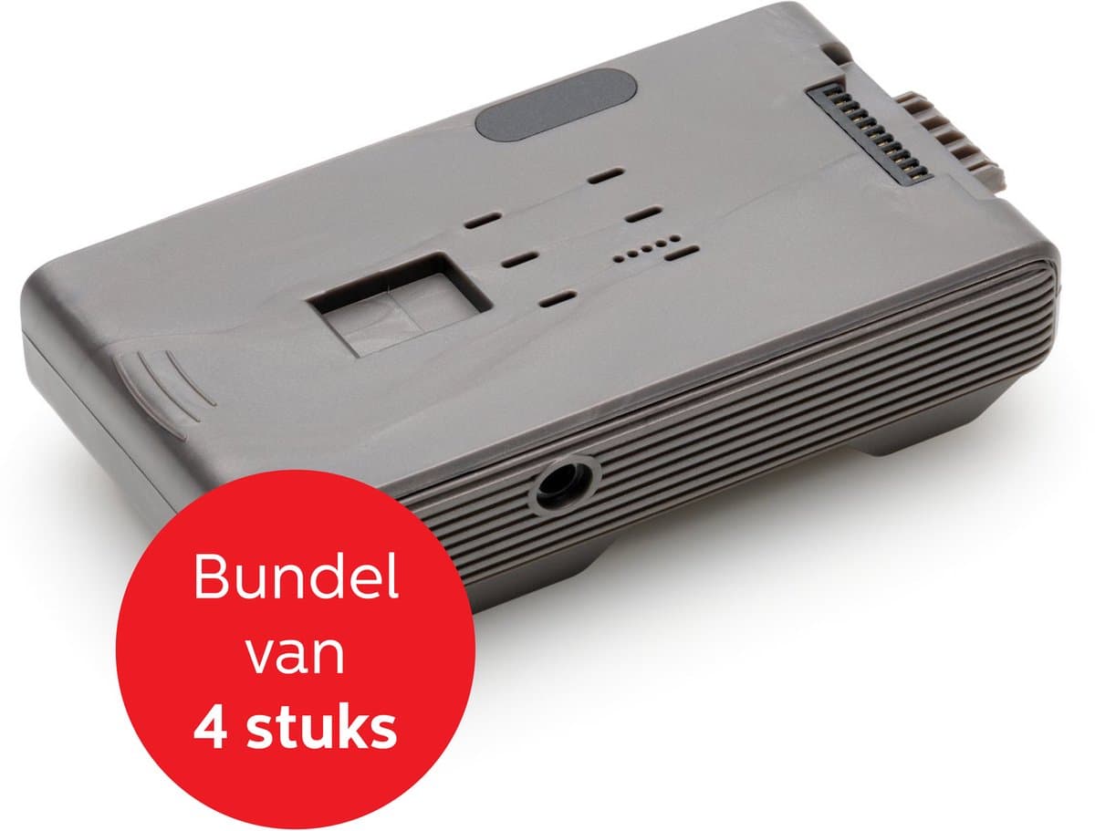 Solis Vervangende Batterij voor Solis Flexi Vac Cleaner 350 - Accu - Alleen Compatibel met de Solis Flexi Vac Cleaner 350 - 4 Pack — afbeelding 1