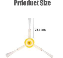 6 stuks - Accessoires voor veegmachines - Zijborstels voor iRobot Roomba 800- en 900-serie - Vervangende borstels voor modellen 860, 870, 880, 980, enz. - Reinigingsaccessoires - Wit — thumbnail 2
