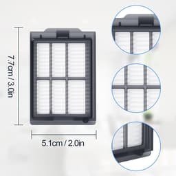 Geschikt voor iRobot Roomba Plus 505/405 Combo stofzuigers, inclusief hoofdborstel, zijborstel en filter. — thumbnail 2