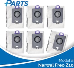 Narwal Freo Z10 Stofzakken (6 Stuks, Plus.Parts® alternatief voor CP-PJ-A00129-00-00) — thumbnail 1