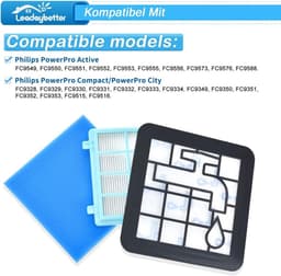 Drie filterpatronen van het model FC9331/09, geschikt voor Philips stofzuigers met stofzak FC8010/02, FC9332/09, FC9329, FC9555, FC9333 en FC9330. — thumbnail 3