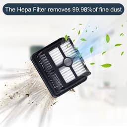 HEPA-filters - 6 Stuks - Geschikt voor Dreame H12 Pro, H12 Pro Plus M12, M13, M13S Draadloze Nat- en Droogzuiger — thumbnail 4