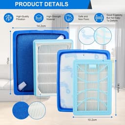 Filters voor Philips PowerPro Expert (FC9729 FC9741 FC9742 FC9743 FC9744 FC9745 FC9746), filter voor Philips Power(FC8003/01|FC6042/01|CP0616 en CP0617) / 2 stuks — thumbnail 4