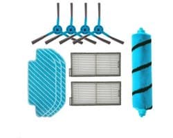 Geschikt voor Accessoires voor Conga robotstofzuigers, 6090 7090 hoofdborstel, tapijtborstel, zijborstel, dweil, filter