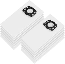12 Stuks Stofzuigerzakken geschikt voor Kärcher KFI 357, WD2 Plus, WD3 (Battery), KWD1, KWD2, KWD3, MV3, WD3.200 - WD3.800 M, SE 4001, SE 4002 - Stofzuigerzakken — thumbnail 1