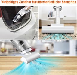 OKWISH Steelstofzuiger Stofzuiger 4-in-1 - Compact En Oplaadbaar Met Lange Accuduur En 350 ml Capaciteit - Geschikt Voor Huis En Auto - ABS - Zwart — thumbnail 2