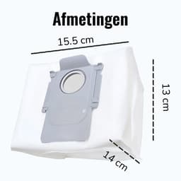 24x Stofzuigerzakken geschikt voor Roborock Q5+, Q7+ en Q7 Max+, S7 MaxV Ultra, S7 Pro Ultra, Q8+ max en pro, S8+ S8 Pro Ultra stofzakken zakken zuigstation - StrongFlow — thumbnail 5