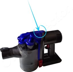 Cycloon knop clip geschikt voor Dyson DC30 DC31 DC34 DC35 DC43H DC45 - knopje - klem - veer - veertje — thumbnail 2